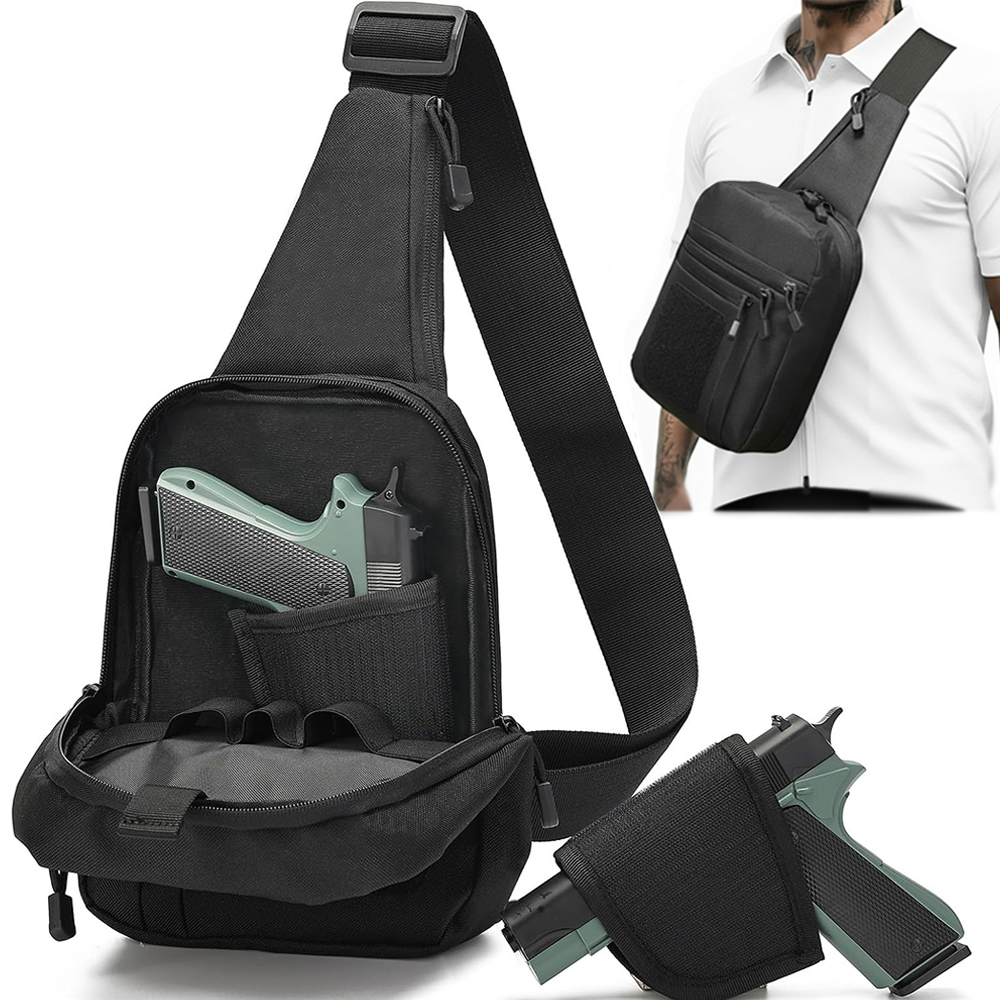 Tactical Pistol Gun Bag Concea - Edc Concealed Carry Sling Bag review and price